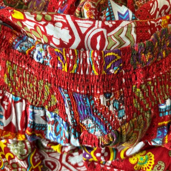 Earthbound Trading Co Gauchos WIDE leg palazzo pants boho gypsy M medium - Picture 6 of 15